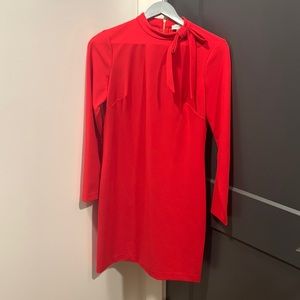 Calvin Klein Red Bow dress